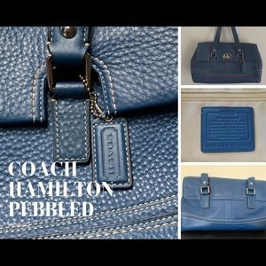 COACH Hamilton Pebbled Satchel F13091